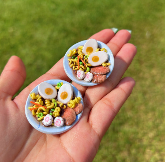 Detailed Handmade Ramen Bowl Magnets