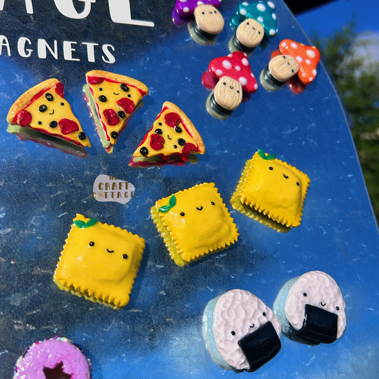 Handmade Smiley Carrot Magnet