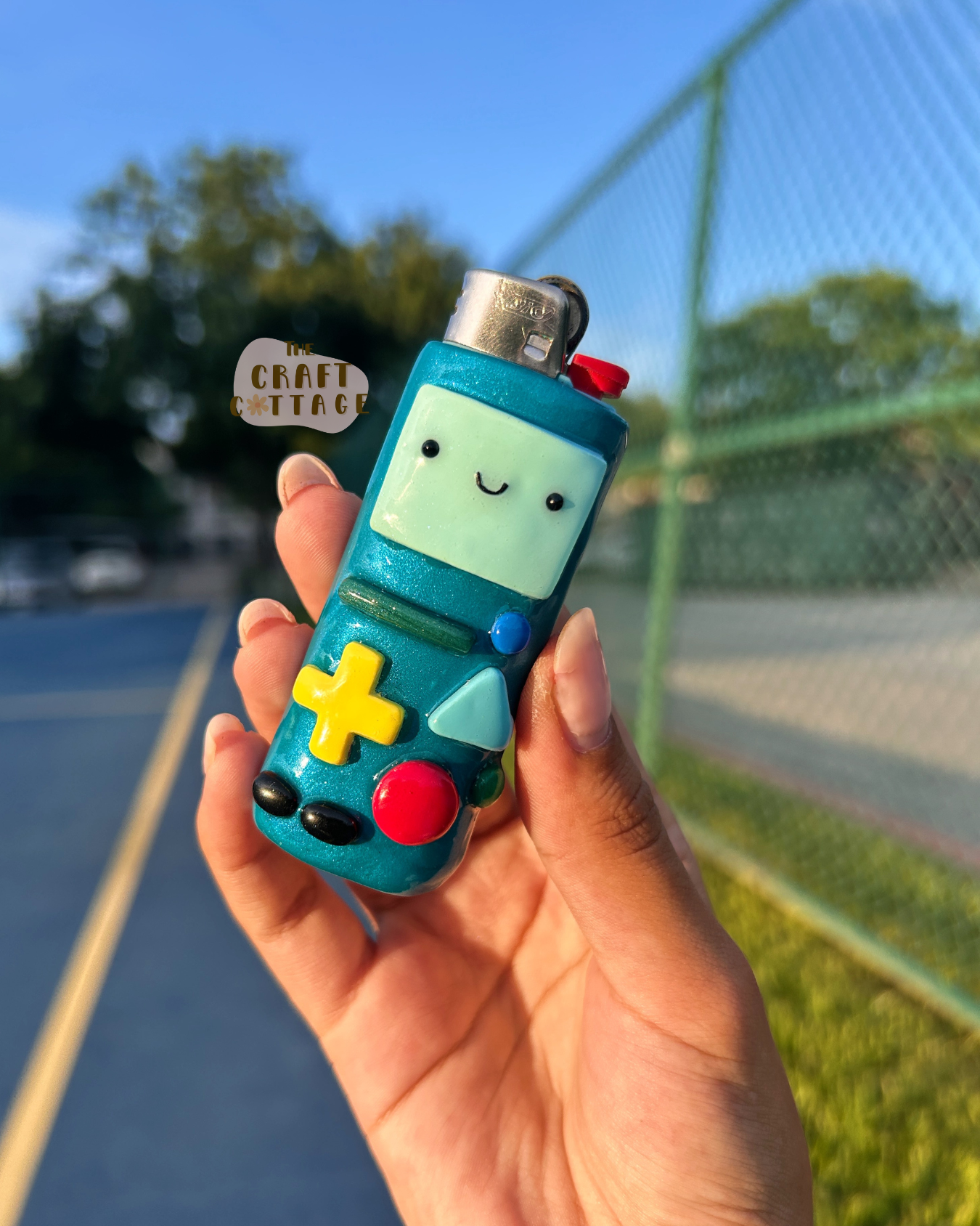 Handmade Cute Video Game Console Lighter Case