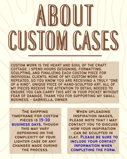 Custom Handmade Lighter Case *PRE-ORDER JUNE*
