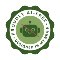 No AI designs, website descriptions, videos, or customer service here!
