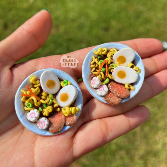 Detailed Handmade Ramen Bowl Magnets