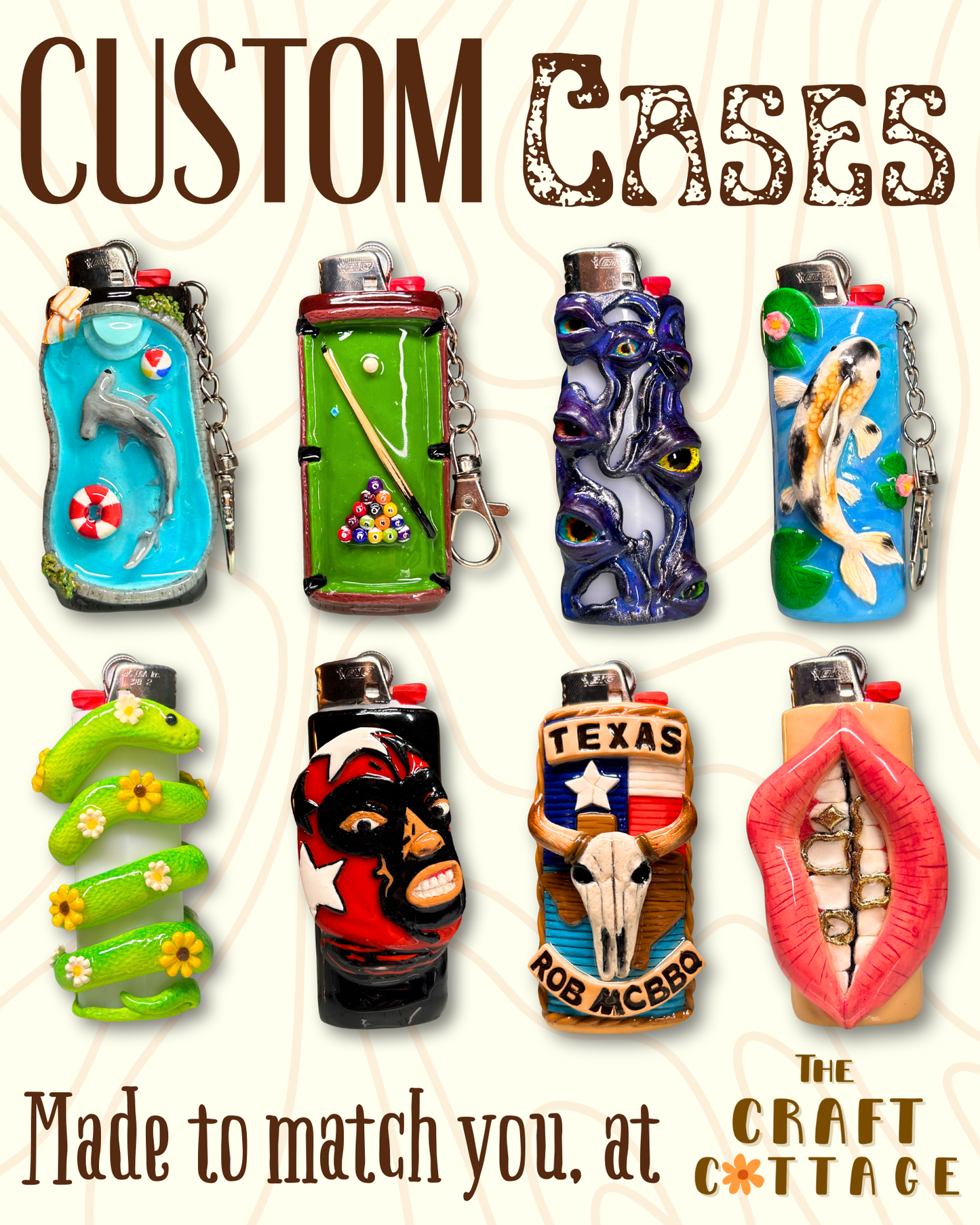 Custom Handmade Lighter Case *Read Description