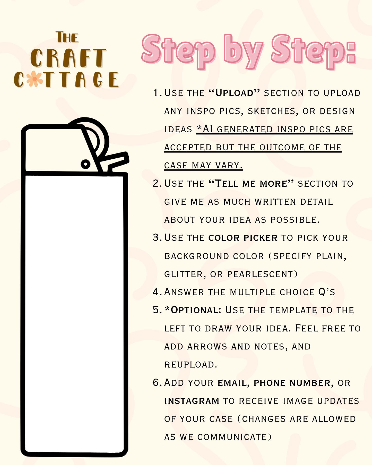 Custom Handmade Lighter Case (Build Your Own) *Read Description