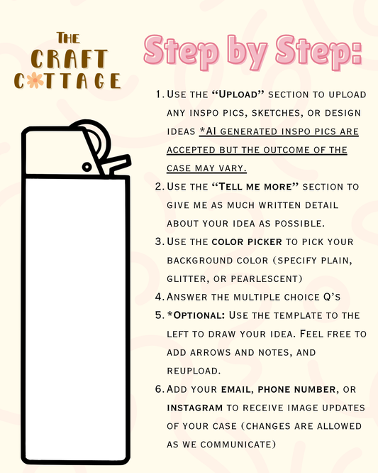 Custom Handmade Lighter Case (Build Your Own) *Read Description