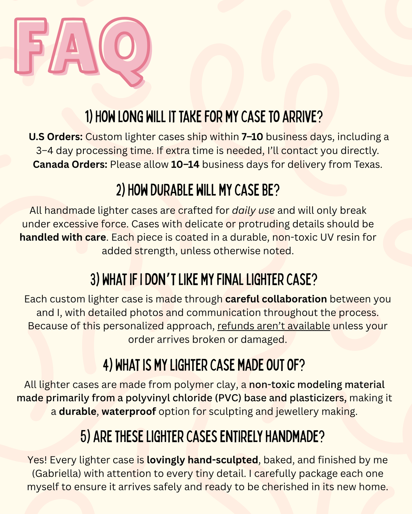 Custom Handmade Lighter Case (Build Your Own) *Read Description